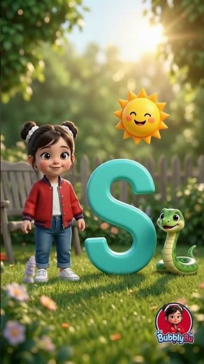 Letter S Song 🐍 S says "sss" - Snake, Sun, Star | Phonics for Kids #shorts #kidsshorts