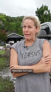 A Texas woman shares she survived the flood by escaping in a kayak. | NBC News
