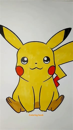 Pikachu❤#colouring#draving#colors