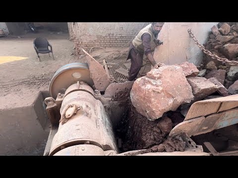 Extreme Stone Crushing Power | Giant Rocks Smashed & Hopper Jam Cleared by Hand!
