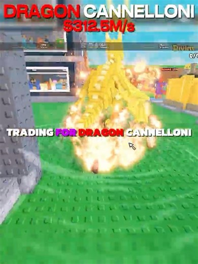 I TRADED FOR DRAGON CANNELLONI 🔥 $312.5M/s IN MY PRIVATE SERVER! | S3volt
