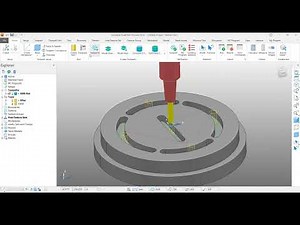 Autodesk PowerMill - Pre Drilling - Slot Machining