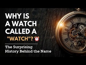Why Is a Watch Called a “Watch”? ⏰ | The Surprising History Behind the Name