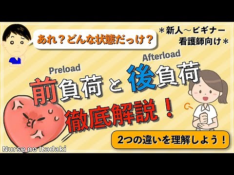 【2つの違いを理解しよう！】前負荷と後負荷 徹底解説！