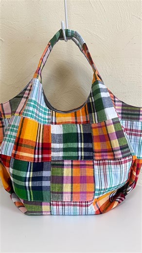 手芸部hanaco | 型紙不要！ふっくらかわいいバルーンバッグの作り方 詳しい作り方はYouTubeの動画をご覧ください #手芸部hanaco #hanaco_handicraft #ミシン #sewing #sewingmachine #バルーンバッグ | Instagram