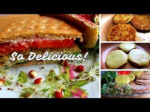 Vegan Cheeseburger Sandwich | Chickpea & Quinoa | Plant-based