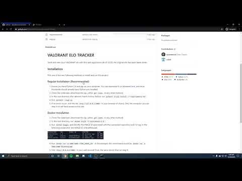 VALORANT ELO TRACKER Installation Tutorial