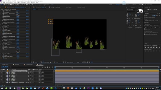 AE风吹动画中文教学  脚本AFPHairRig