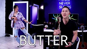 101K views · 7.1K reactions | Such a fun song! Hope you guys enjoy our vocal + dance rendition of "Butter" by BTS!! | Jason Chen Music | Facebook