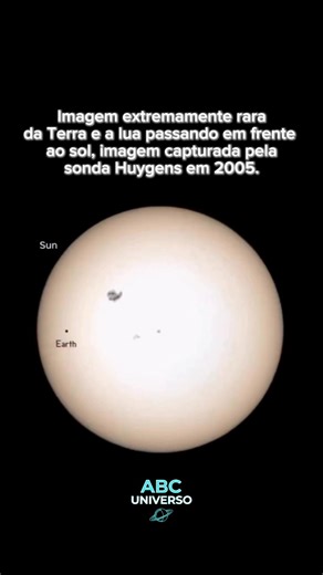 Terra e Lua passando em frente ao sol!!
