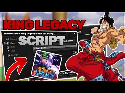 Novo!! King Legacy SCRIPT no KEY - Auto Farm, AutoStatus, Auto Raid!! no ( PC & MOBILE ) Roblox