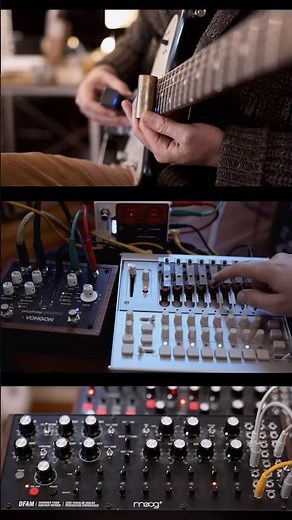Ambient jam with the Korg Phase8 into Nucleo and Polyphrase #soundtrack #filmmusic #ambient #dfam