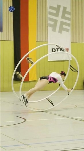 German Championships 2023 in Gymwheel Spiral Finals Woman Emma Gerlitz