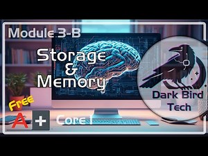 Free CompTIA A+ Training - Module 3-B - Storage drives & Memory (Core 1 220-1201) (A+ Core 1 V15)
