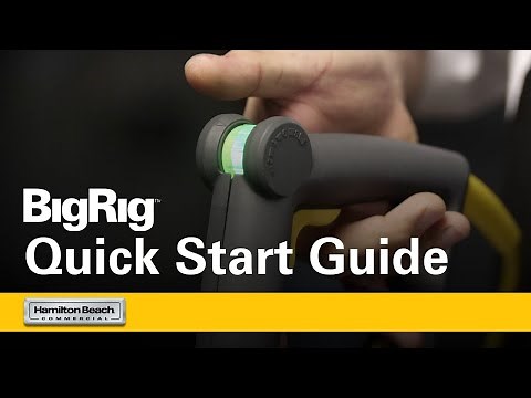 Quick Start Guide | BigRig™ Immersion Blenders | Hamilton Beach Commercial® | Available in 5 sizes