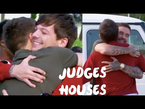 LOUIS TOMLINSON & LIAM PAYNE AT JUDGES' HOUSES (All moments)