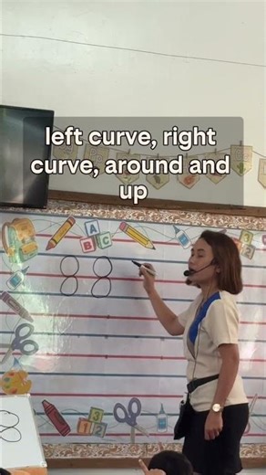 How to write number 8 #kindergarten #nurseryrhymes #kids #preschool