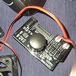 4 Pin 12V PWM Fan Controller 6 Fans Supported , PC Fan Adapter Hub Powered by SATA and DC 5525, Cooling Fan Speed Knob with Max Total 60W 5A Output