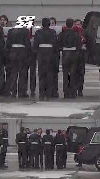 Repatriation ceremony for soldier who died in Latvia
