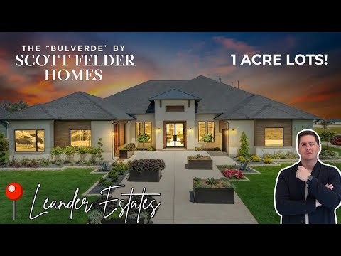 Inside the Bulverde Plan by Scott Felder Homes | Acreage Lots For Sale in Leander Estates