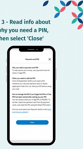 Set your Payment Card PIN in MyMSD If you have an MSD payment card, you need to set a PIN before it will work. The easiest way to do this is online in MyMSD. Check out our video to find out how to set a PIN using MyMSD. You can reset your PIN by following the same steps. Log in or register for MyMSD: https://my.msd.govt.nz/ Don't have MyMSD? You can set your payment card PIN over the phone. Call us and say, 'Set my card PIN'. Check out the Work and Income website for more info: https://www.worka