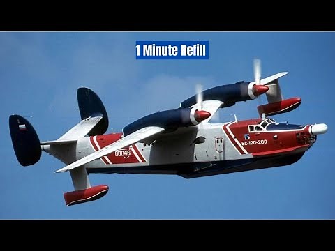 Russian Beriev Be-12P-200: Submarine Hunter Turned Firefighting Amphibious Aircraft