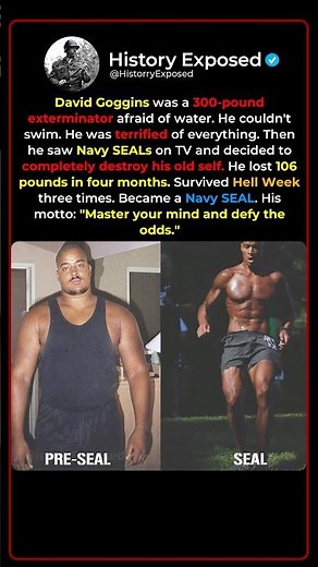 How David Goggins Became the World's Toughest Man 💪🔥