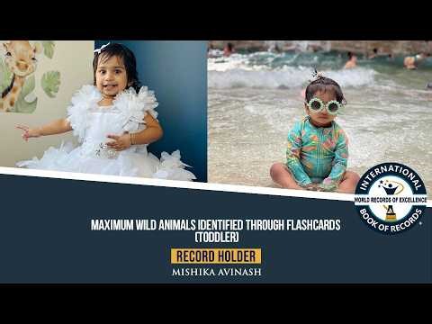 MAXIMUM WILD ANIMALS IDENTIFIED THROUGH FLASHCARDS (TODDLER)