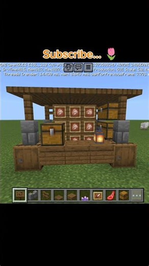 Minecraft: chicken shop😍 #shorts #minecraft #minecraftbuilding #tutorial #millionviews #shortsfeed