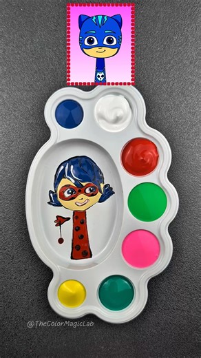 Sprunki OC Color Mixing 🐈‍⬛ Miraculous Ladybug and Catnoir 🐞 #sprunki #ladybug #catnoir #colormixing