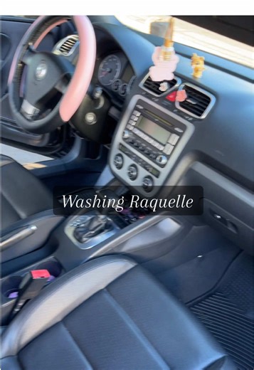 wash Raquelle with meeee^_^ my once a week chore #ilovemycar | #CarWashing
