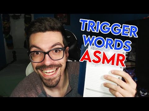 ASMR The BEST Trigger Words For Sleep (Whispers, Book and Writing Sounds)