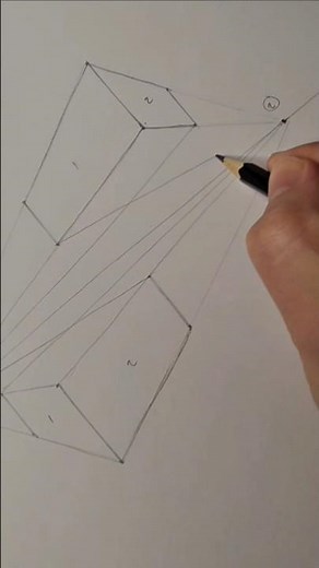 DRAWING BASICS: '2 Point Perspective' Level up your fundamentals skills with me. #drawingtutorial