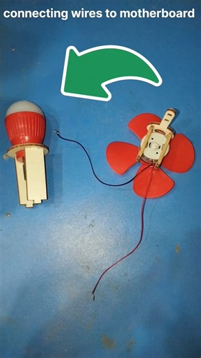 From Wind to Watts Lighting a Bulb with a Fan Generator #diyproject #ytshorts #shorts