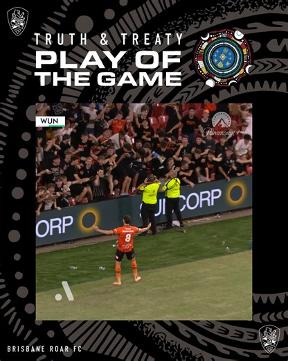 Jonas Markovski's last ditch equaliser is our Truth and Treaty Queensland Play of the Game from Friday's 2-2 draw with Western United 👊 #BRIvWUN #ALM | Brisbane Roar FC