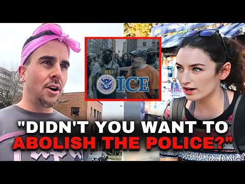 Anti-ICE Liberal THREATENS To Call Police on Conservative, Then Gets A Reality Check!