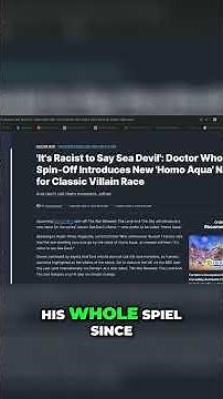 Doctor Who's Sea Devils Controversy: Is It Racist? #shorts