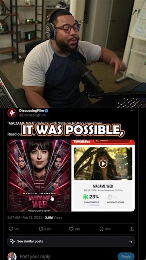 I Love Madame Web because...