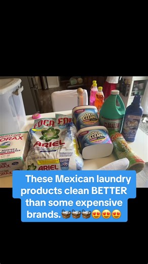 The best homemaking tip I’ve learned? You do not have to spend a fortune to make your home feel clean, fresh, and beautiful. ❤️🧺😍 These Mexican laundry essentials last forever, smell incredible, and work so well for busy family life, babies, farm clothes, towels, bedding, and everyday laundry. Affordable effective = my favorite combo. Links in my LTK ❤️ #LaundryTok #Homemaking #LaundryRoutine #moneysavingtips #cozyhome @target @Ariel Laundry @Walmart @Amazon @OxiClean @Fabulosobrand @20 MULE T