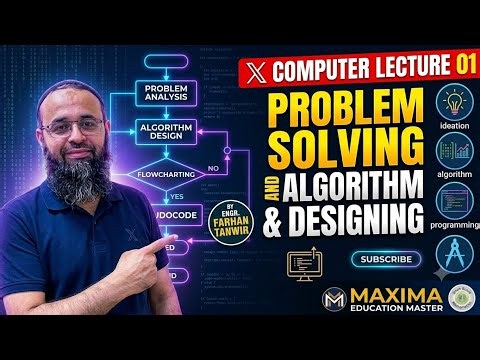Class 10 Computer Science Lecture 01 | Algorithm | Pseudocode | Problem Solving | Sindh Board
