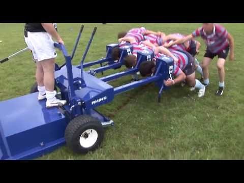 Rhino Rugby Dictator Scrum Machine with Mark Regan