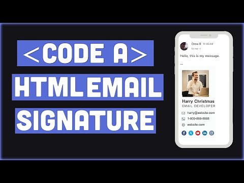 Create A HTML Email Signature with HTML & CSS