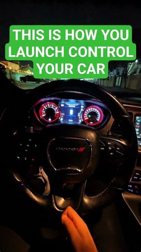 How to Launch Control 💯 #americanmusclecar #dodgechallenger #explore #fastandfurious #fy #fypviral