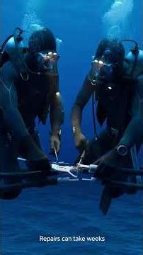 What If Iran Cuts The World’s Internet? | Undersea Cables Explained #shorts