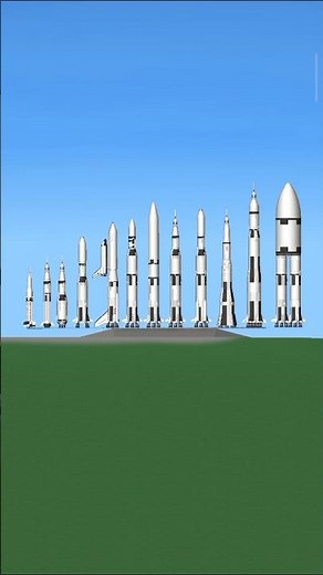Saturn Rockets Size Comparison