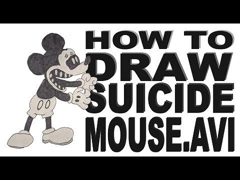 How to draw Suicide Mouse.AVI