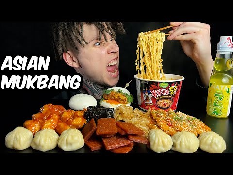 Eating Asian Food Until I'm Full | Mukbang ASMR