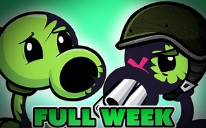FRIDAY NIGHT FUNKIN mod EVIL Boyfriend VS Peashooter FULL WEEK (remaster)
