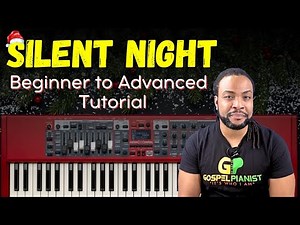 Silent Night Gospel Piano Tutorial Breakdown (PREVIEW)
