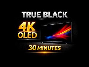 BLACK SCREEN TEST — 30 Minutes 4K UHD | Dead Pixel & Brightness Check